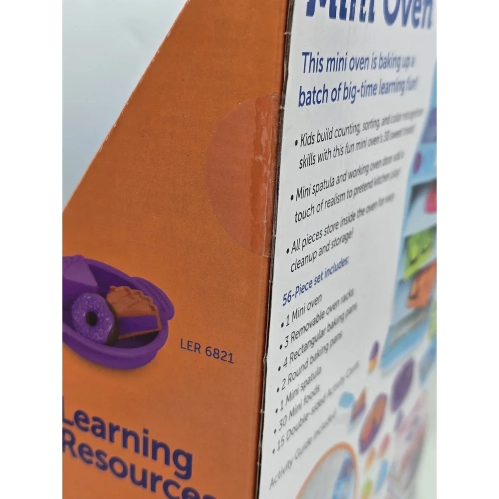 New Learning Resources Sorting Sweets Mini Oven‎ Kitchen Pretend Play Ages 3+